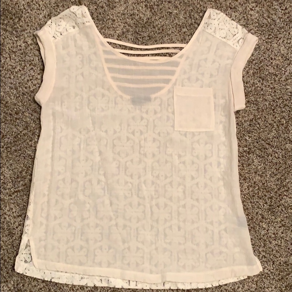 Cream colored summery top